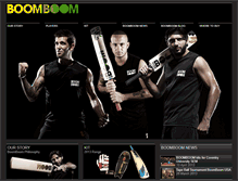 Tablet Screenshot of boomboomcricket.com